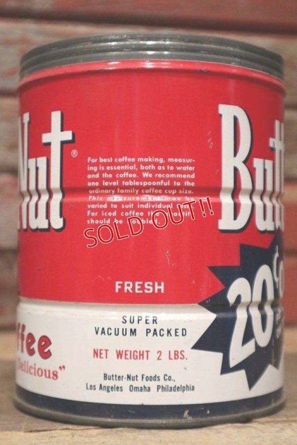 画像5: dp-221101-79 Butter-Nut Coffee / Vintage Tin Can