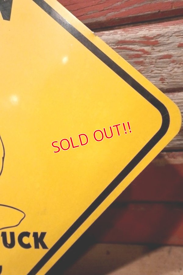 画像3: ct-221001-32 Donald Duck / 1990's〜 "CAUTION XING" Sign