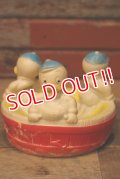 ct-221201-23 Huey, Dewey and Louie / Sun Rubber 1950's-1960's Rubber Soap Tub
