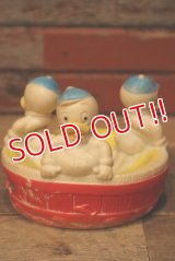 ct-221201-23 Huey, Dewey and Louie / Sun Rubber 1950's-1960's Rubber Soap Tub