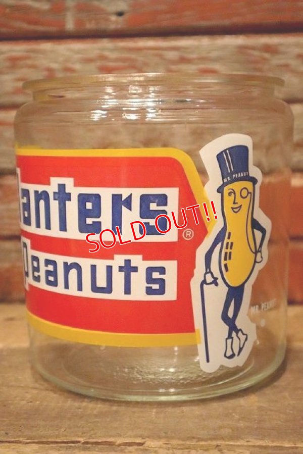 画像1: ct-221201-03 PLANTERS / MR.PEANUT 1966 Glass Jar