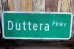 画像1: dp-221001-01 Road Sign "Duttera Pkwy" (1)