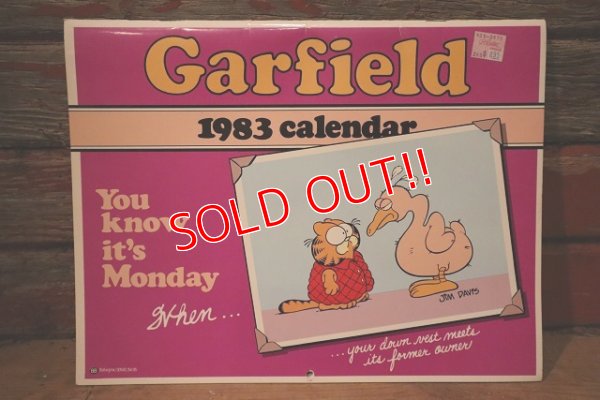 画像1: ct-220901-14 Garfield / 1983 Calendar