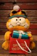 画像1: ct-220901-14 Garfield / DAKIN 1980's Plush Doll "SHOP 'TIL YOU DROP!!" (1)