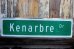画像1: dp-221001-01 Road Sign "Kenarbre Dr" (1)