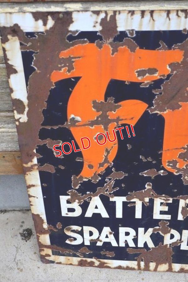 画像3: dp-221201-25 Firestone / 1940's Porcelain Sign