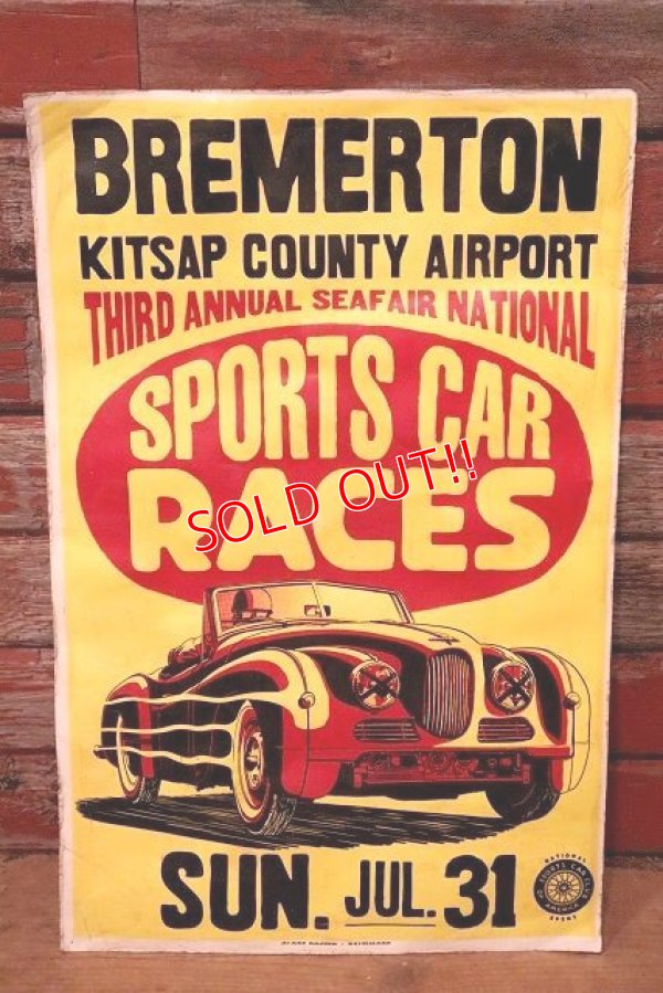 画像1: dp-221101-56 BREMERTON / SPORTS CAR RACES Poster
