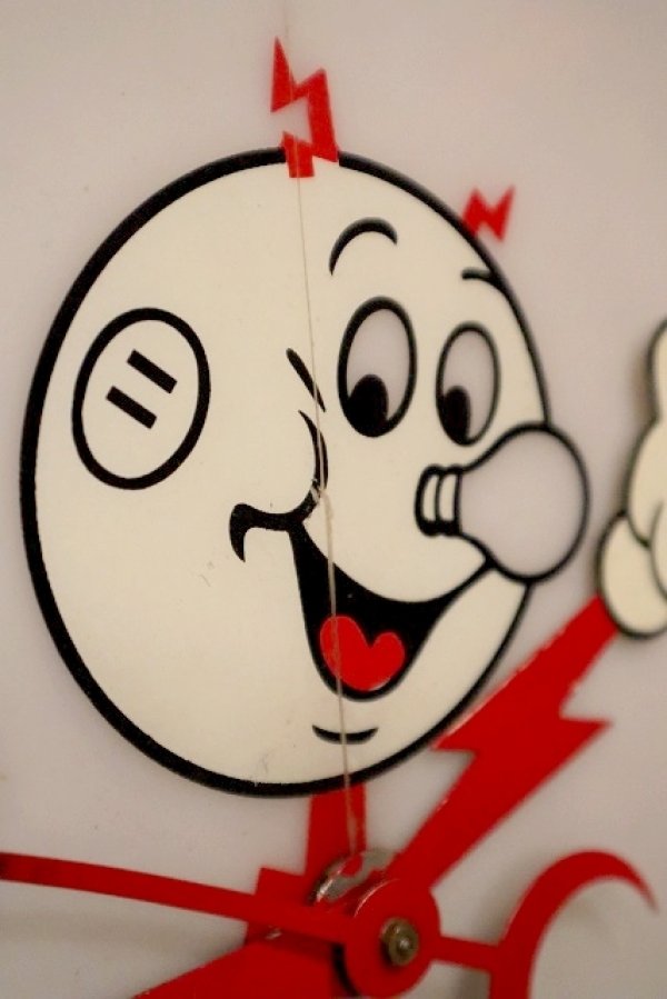 画像4: ct-221201-16 REDDY KILOWATT / 1960's Wall Clock