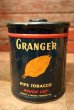 画像1: dp-221201-45 GRANGER / 1920's-1930's Pipe Tobacco Tin Can (1)