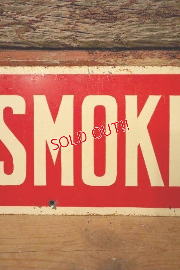 画像3: dp-221201-30 NO SMOKING / Vintage Tin Sign