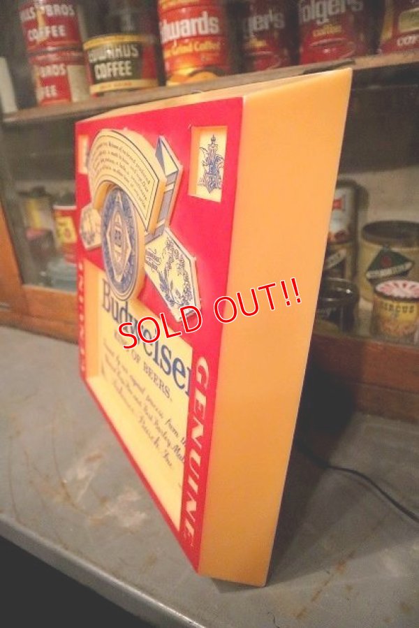 画像5: dp-221201-09 Budweiser / 1980's Lighted Sign