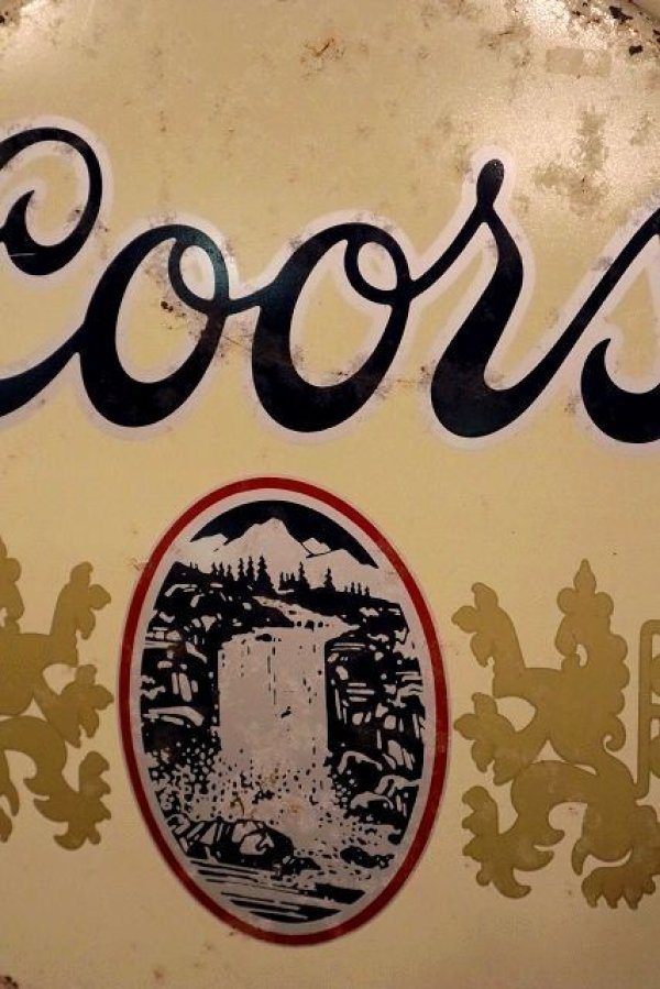 画像2: dp-221201-27 Coors Beer / 1980's Bottle Cap Sign