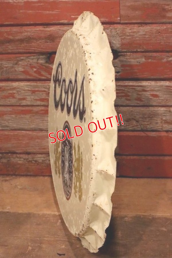 画像5: dp-221201-27 Coors Beer / 1980's Bottle Cap Sign