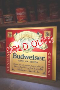 dp-221201-09 Budweiser / 1980's Lighted Sign