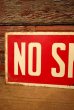 画像2: dp-221201-30 NO SMOKING / Vintage Tin Sign (2)