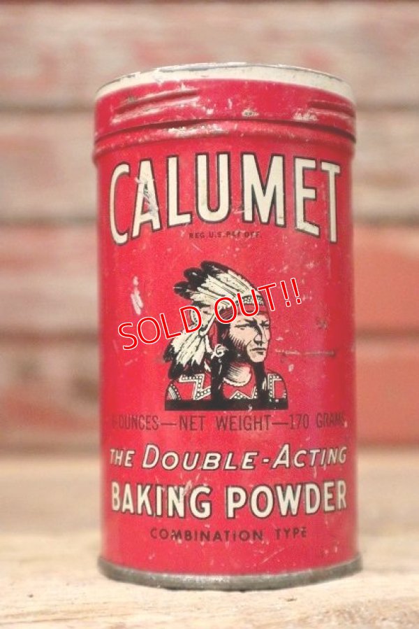 画像1: dp-221101-02 CALUMET / 1930's Baking Powder Can