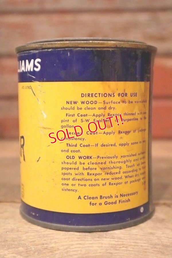 画像3: dp-221201-52 SHERWIN-WILLIAMS / 1950's-1960's SPAR VANISH Can