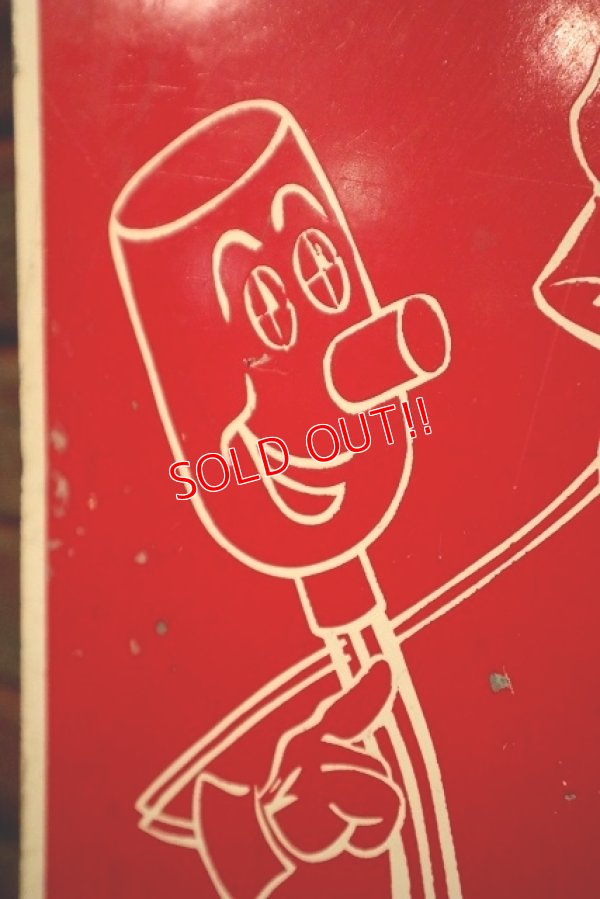 画像5: ct-221201-17 Willie Wiredhand / 1950's HEATED ELECTRICALLY Metal Sign