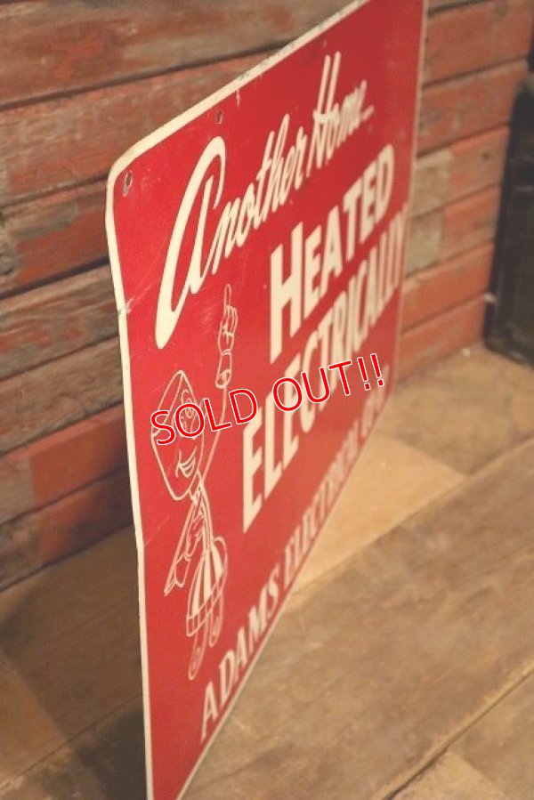 画像10: ct-221201-17 Willie Wiredhand / 1950's HEATED ELECTRICALLY Metal Sign