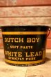 画像1: ct-221201-06 DUTCH BOY / 1950's SOFT PASTE WHITE LEAD Bucket (1)