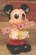 ct-221201-26 Mickey Mouse / Ledraplastic 1960's Rubber Doll (S)