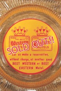 dp-221201-33 THE BEST Western BEST Eastern MOTELS / Vintage Ashtray