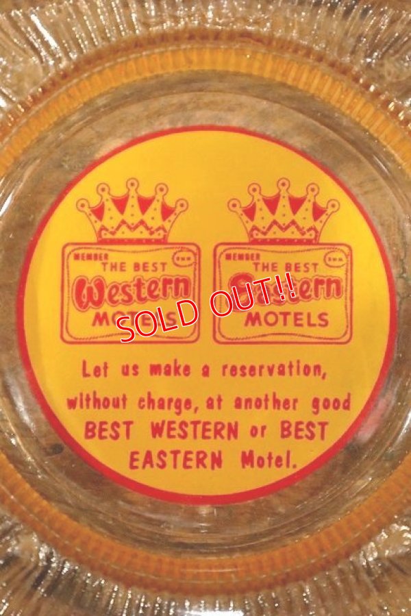 画像1: dp-221201-33 THE BEST Western BEST Eastern MOTELS / Vintage Ashtray