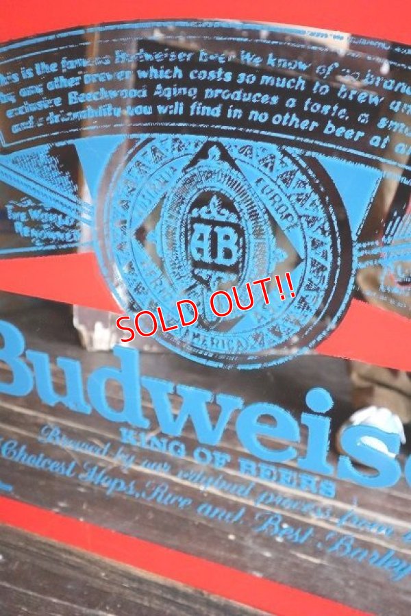 画像3: dp-221201-05 Budweiser / 1980's Large Pub Mirror