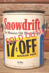 dp-221201-50 Snowdrift / Vintage Shortening Can
