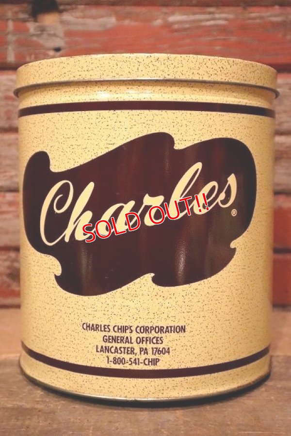 画像2: dp-221201-49 Charles / Vintage Potato Chips Can