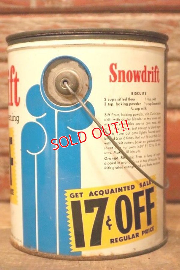 画像2: dp-221201-50 Snowdrift / Vintage Shortening Can