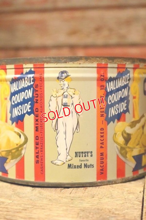 画像4: dp-221201-40 CIRCUS FOODS , INC. / 1950's CIRCUS MIXED NUTS CAN