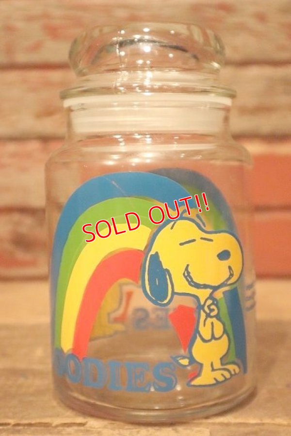 画像3: ct-221201-01 Snoopy / Anchor Hocking 1970's Goodies Candy Pot