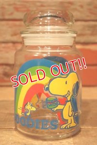ct-221201-01 Snoopy / Anchor Hocking 1970's Goodies Candy Pot
