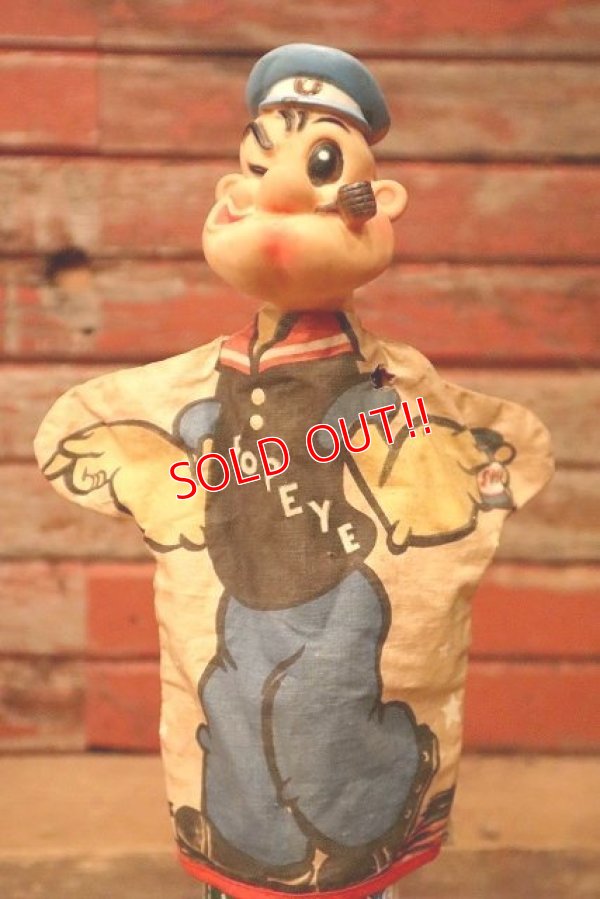 画像1: ct-221201-120 Popeye / GUND 1950's Hand Puppet
