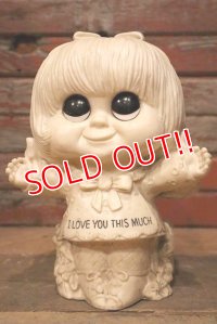 ct-220901-15 R & W BERRIES 1970's Big Message Doll "I LOVE YOU THIS MUCH"