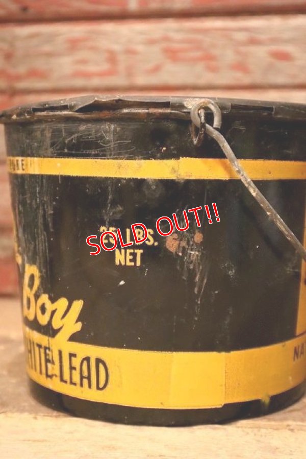 画像5: dp-230101-06 Dutch Boy/ 1950's SOFT PASTE WHITE LEAD Bucket