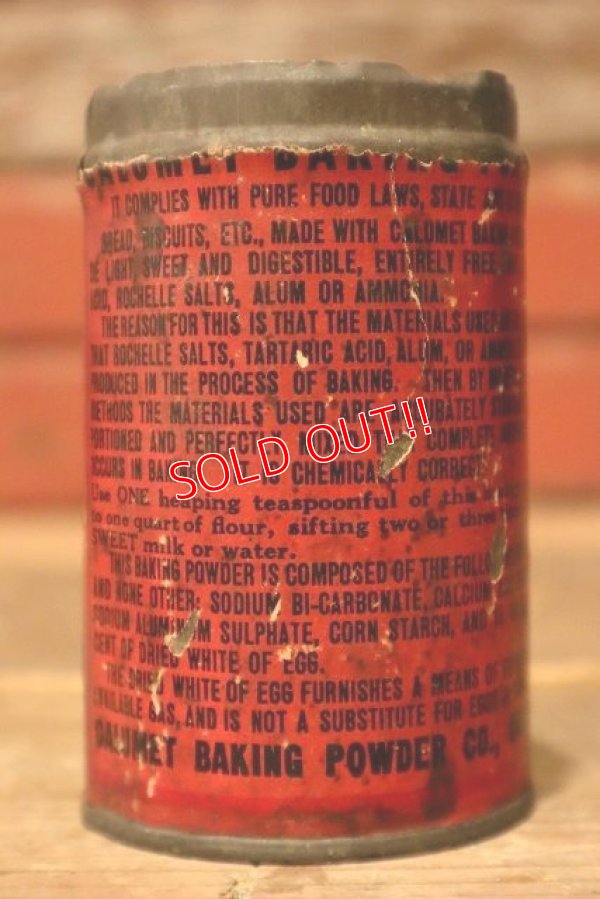 画像3: dp-221201-60 CALUMET / 1920's-1930's Baking Powder Can