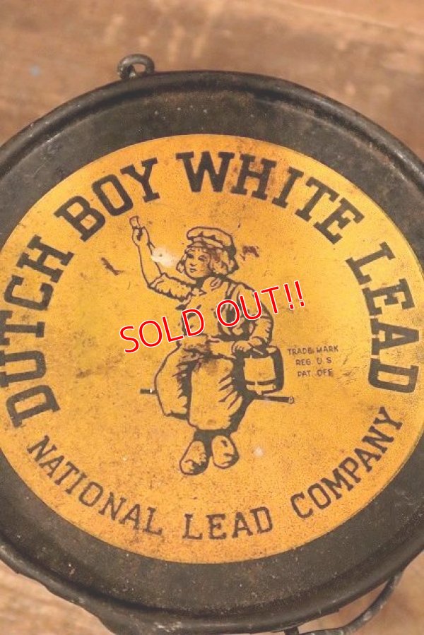 画像7: dp-230101-06 Dutch Boy/ 1950's SOFT PASTE WHITE LEAD Bucket