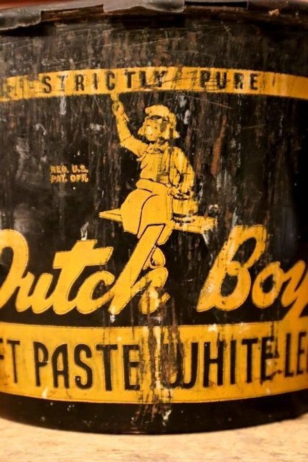画像2: dp-230101-06 Dutch Boy/ 1950's SOFT PASTE WHITE LEAD Bucket