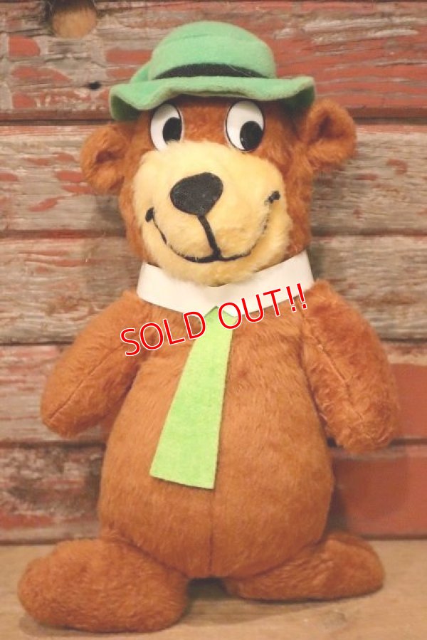 画像1: ct-221201-100 Yogi Bear / MIGHTY STAR 1980 Plush Doll (34cm)