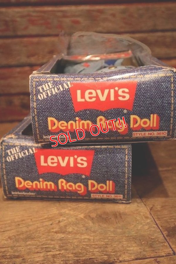 画像9: dp-230101-11 LEVI'S / Knickerbocker 1970's Denim Rag Doll Set
