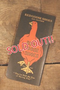 dp-221201-08 RED GOOSE SHOES / 1930's Memo Book