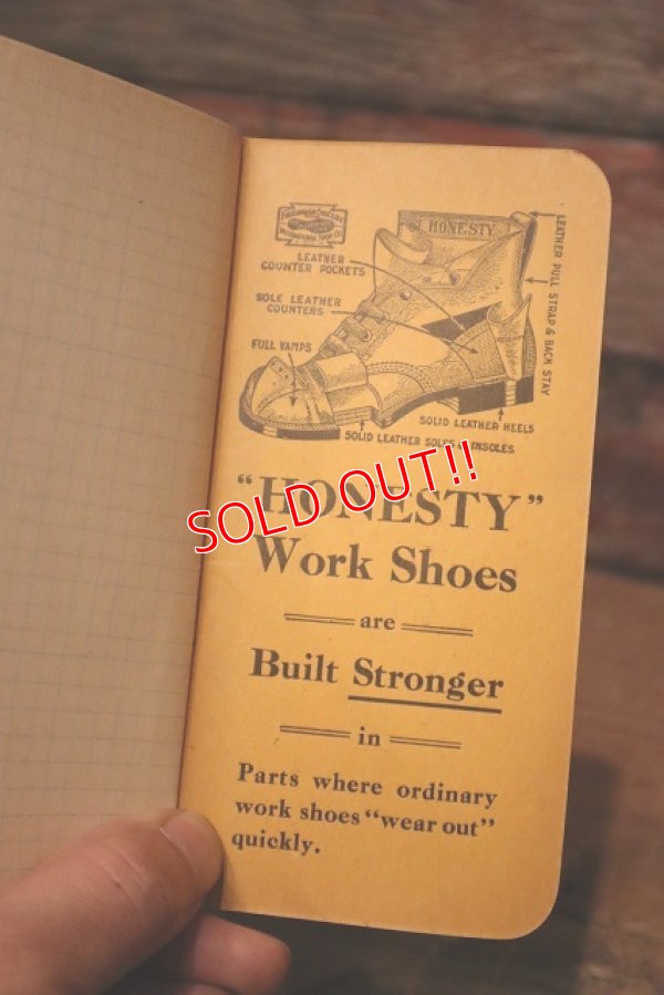 画像4: dp-221201-08 RED GOOSE SHOES / 1930's Memo Book