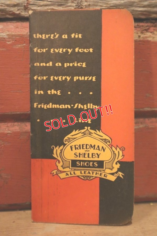 画像3: dp-221201-08 RED GOOSE SHOES / 1930's Memo Book