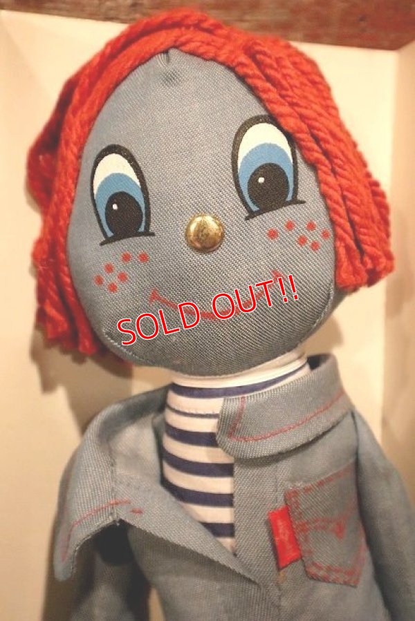 画像11: dp-230101-11 LEVI'S / Knickerbocker 1970's Denim Rag Doll Set