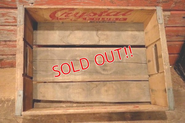 画像6: dp-230101-85 Crystal CLUB BEVAERAGES / Vintage Wood Box