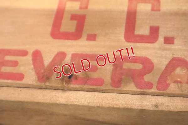 画像7: dp-230101-77 G.C.C. BEVAERAGES / Vintage Wood Box