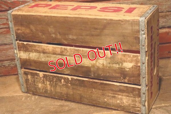 画像6: dp-230101-76 PEPSI / Vintage Wood Box
