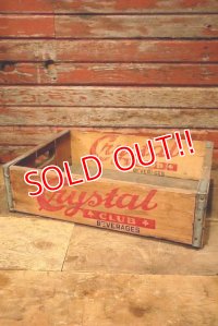 dp-230101-85 Crystal CLUB BEVAERAGES / Vintage Wood Box